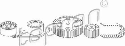 Topran 207 942 - Комплект ремня ГРМ autodnr.net