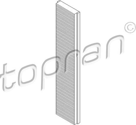 Topran 300 676 - Фільтр, повітря у внутрішній простір autocars.com.ua