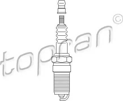 Topran 300 839 - Свічка запалювання autocars.com.ua