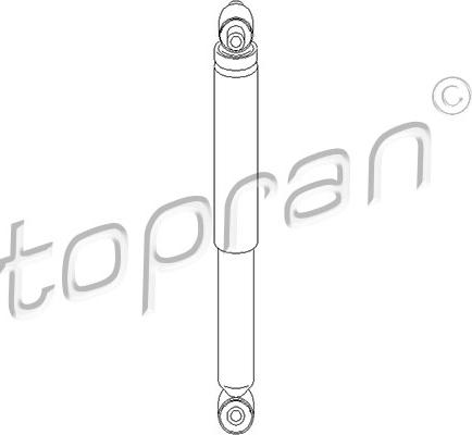 Topran 301 324 - Амортизатор autocars.com.ua