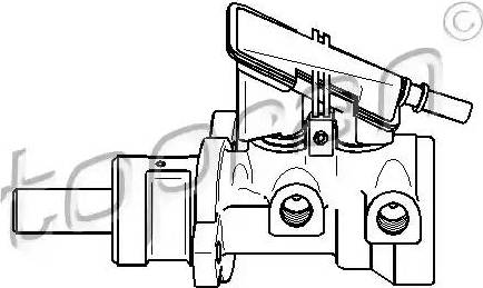 Topran 302 035 - Главный тормозной цилиндр avtokuzovplus.com.ua