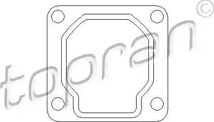 Topran 302 242 - Прокладка, труба вихлопного газу autocars.com.ua