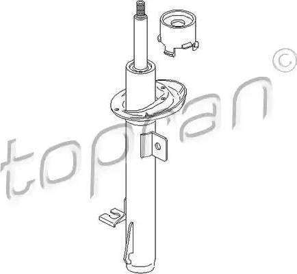 Topran 302 458 - Амортизатор autocars.com.ua