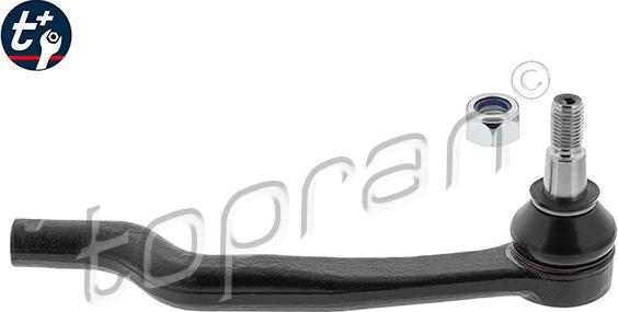 Topran 400 637 - Наконечник рульової тяги, кульовий шарнір autocars.com.ua