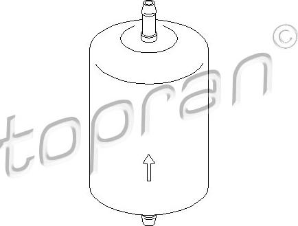 Topran 401 032 - Топливный фильтр autodnr.net