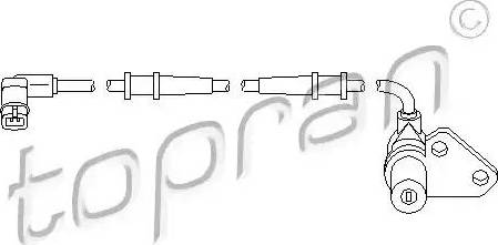 Topran 401 412 - Датчик ABS, частота вращения колеса autodnr.net