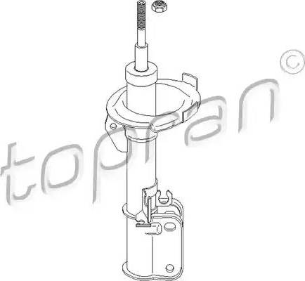 Topran 401989 - Амортизатор autocars.com.ua