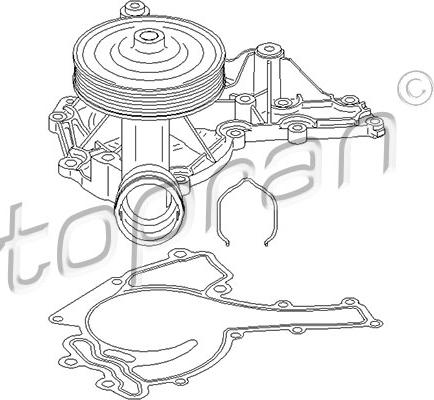 Topran 407 882 - Водяной насос avtokuzovplus.com.ua