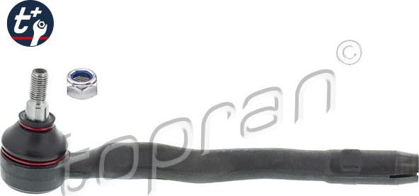 Topran 500 432 - Наконечник рулевой тяги, шарнир autodnr.net