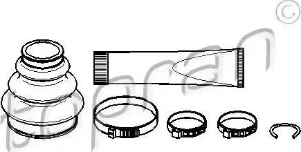 Topran 500 585 - Пыльник, приводной вал avtokuzovplus.com.ua