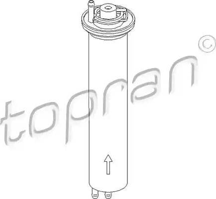 Topran 500 737 - Топливный фильтр autodnr.net