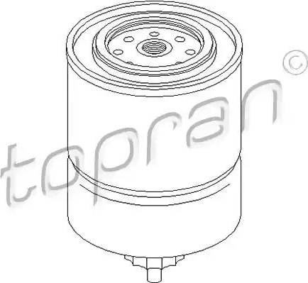 Topran 501 183 - Паливний фільтр autocars.com.ua