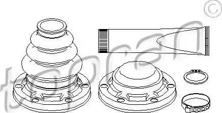 Topran 501 317 - Пыльник, приводной вал avtokuzovplus.com.ua