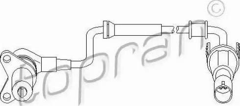 Topran 501 454 - Датчик ABS, частота обертання колеса autocars.com.ua