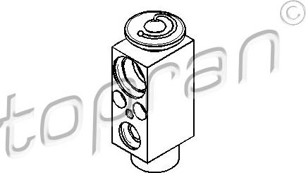 Topran 501 491 - Розширювальний клапан, кондиціонер autocars.com.ua