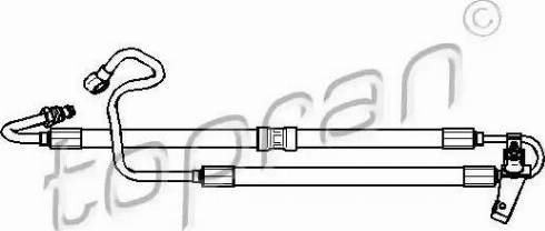 Topran 501 742 - Гидравлический шланг, рулевое управление avtokuzovplus.com.ua