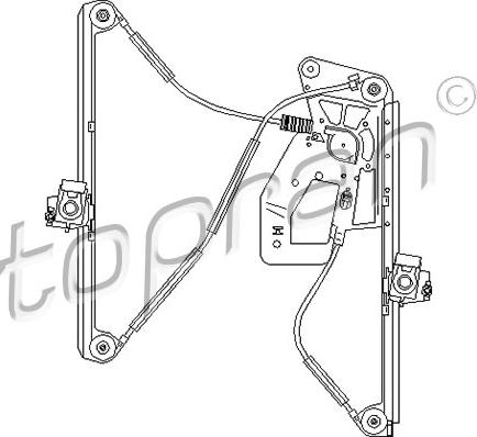 Topran 501 826 - Підйомний пристрій для вікон autocars.com.ua