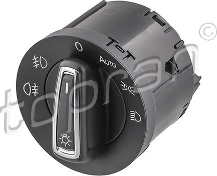 Topran 621 355 - Вимикач, головне світло autocars.com.ua