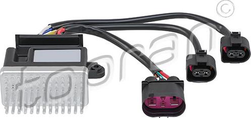 Topran 629 451 - Реле, вентилятор радіатора autocars.com.ua