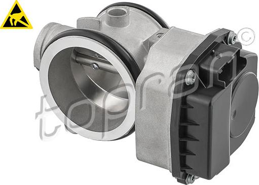 Topran 639 311 - Патрубок дросельної заслінки autocars.com.ua