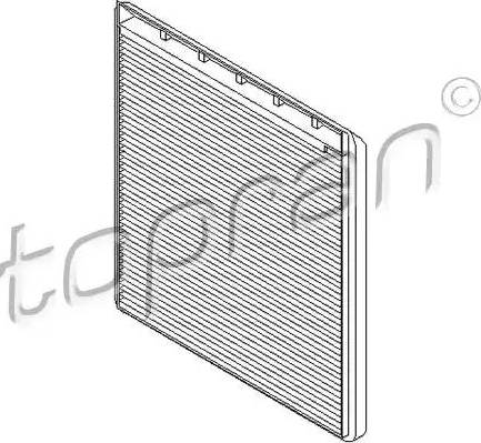 Topran 700 259 - Фильтр воздуха в салоне avtokuzovplus.com.ua