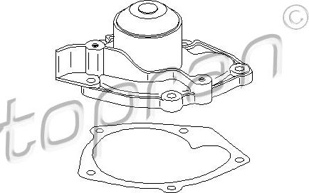 Topran 700 421 - Водяний насос autocars.com.ua