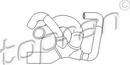 Topran 700 506 - Шланг радіатора autocars.com.ua