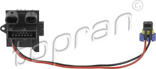 Topran 701 414 - Опір, реле, вентилятор салону autocars.com.ua