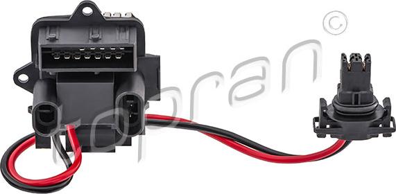 Topran 701 815 - Опір, реле, вентилятор салону autocars.com.ua
