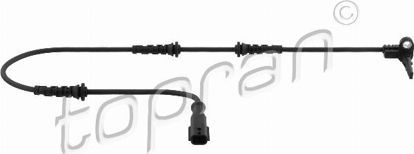 Topran 702 787 - Датчик ABS, частота обертання колеса autocars.com.ua