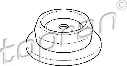 Topran 720 266 - Опора стойки амортизатора, подушка autodnr.net