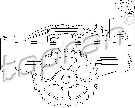 Topran 721 207 - Масляний насос autocars.com.ua