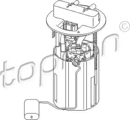 Topran 721 481 - Модуль паливного насоса autocars.com.ua