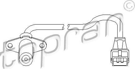 Topran 721 688 - Датчик импульсов, коленвал autodnr.net