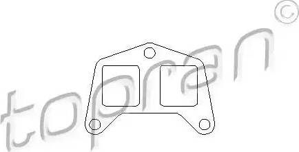 Topran 722 181 - Прокладка, впускной коллектор avtokuzovplus.com.ua