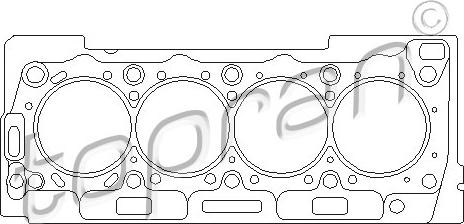 Topran 722 337 - Прокладка, головка циліндра autocars.com.ua