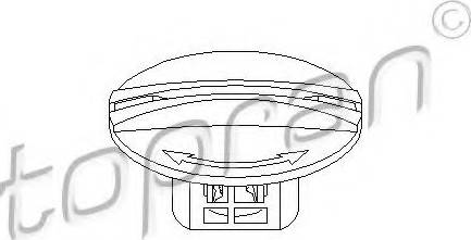 Topran 722 741 - Кліпса, пружинний затиск autocars.com.ua
