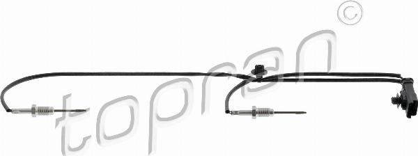 Topran 724 605 - Датчик, температура вихлопних газів autocars.com.ua