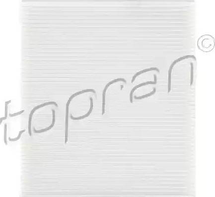 Topran 820 866 - Фільтр, повітря у внутрішній простір autocars.com.ua