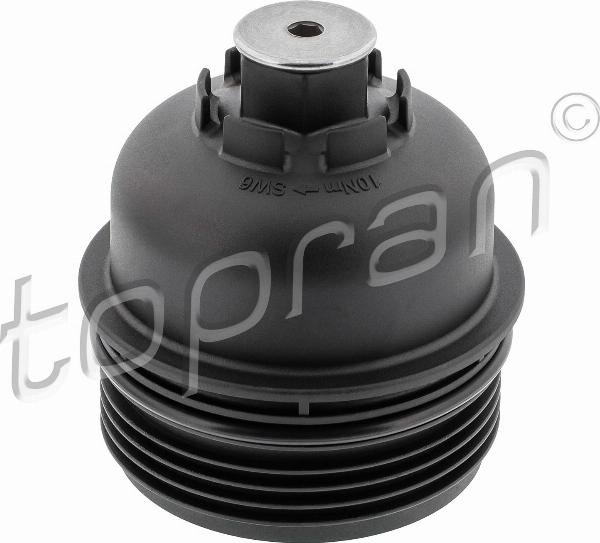 Topran 821 998 - Кришка, корпус масляного фільтра autocars.com.ua
