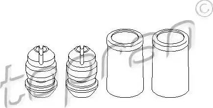 Topran 914 052 - Пылезащитный комплект, амортизатор autodnr.net