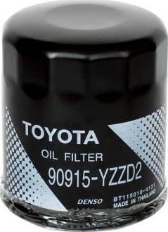 TOYOTA 90915-YZZD2 - фільтр оливний autocars.com.ua