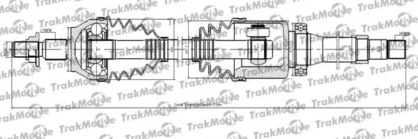 TrakMotive 30-1138 - Приводний вал autocars.com.ua