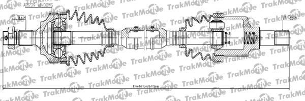 TrakMotive 30-1226 - Приводний вал autocars.com.ua