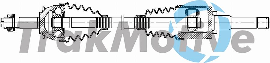 TrakMotive 30-1676 - Приводний вал autocars.com.ua