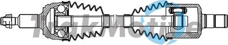 TrakMotive 30-1743 - Приводний вал autocars.com.ua