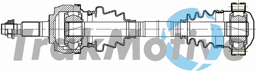 TrakMotive 30-1954 - Приводний вал autocars.com.ua