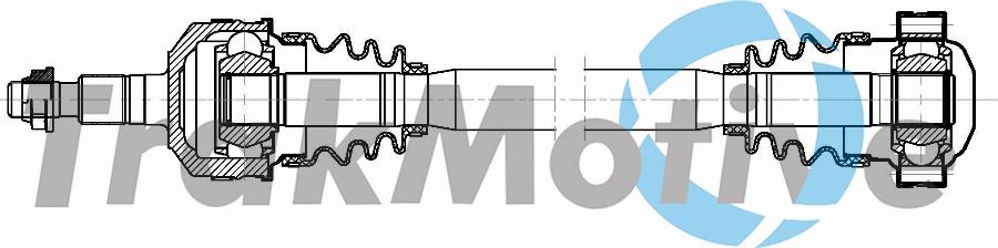 TrakMotive 30-1965 - Приводний вал autocars.com.ua