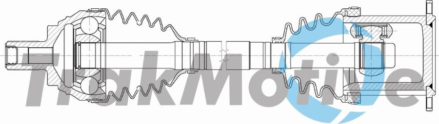 TrakMotive 30-2107 - Приводний вал autocars.com.ua