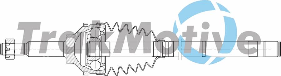 TrakMotive 30-2116 - Приводний вал autocars.com.ua